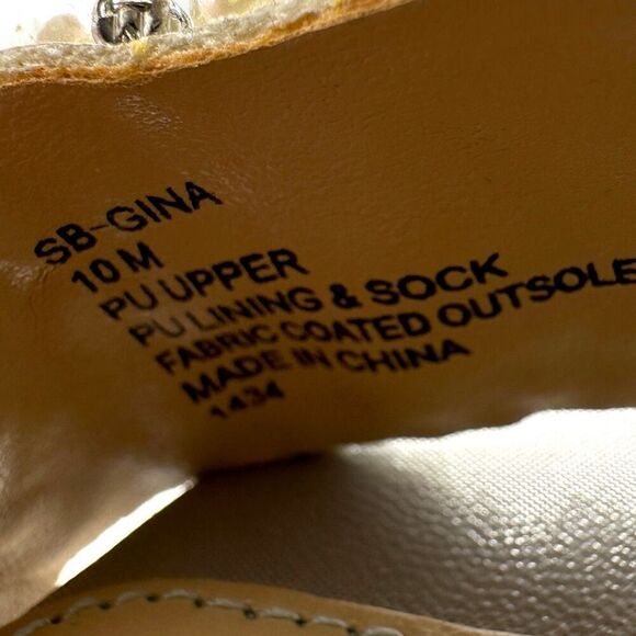 Betsey Johnson Womens Gina Embellished Rhinestone Sandals Silver Size 10M - Picture 11 of 11